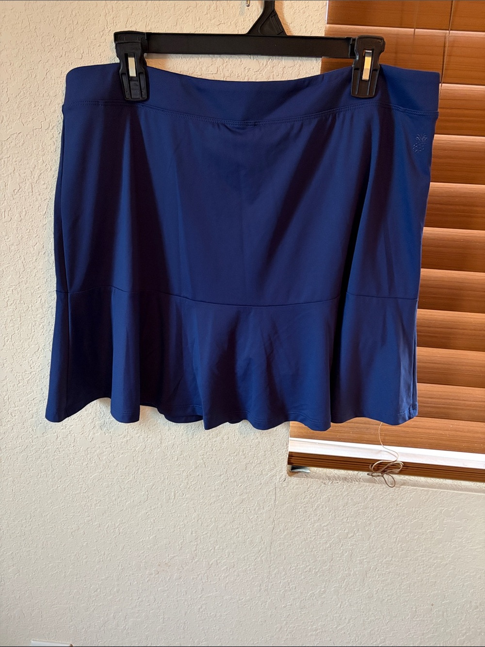 Tommy Bahama IslandZone Navy Flounce Hem Skort - Picture 5 of 6